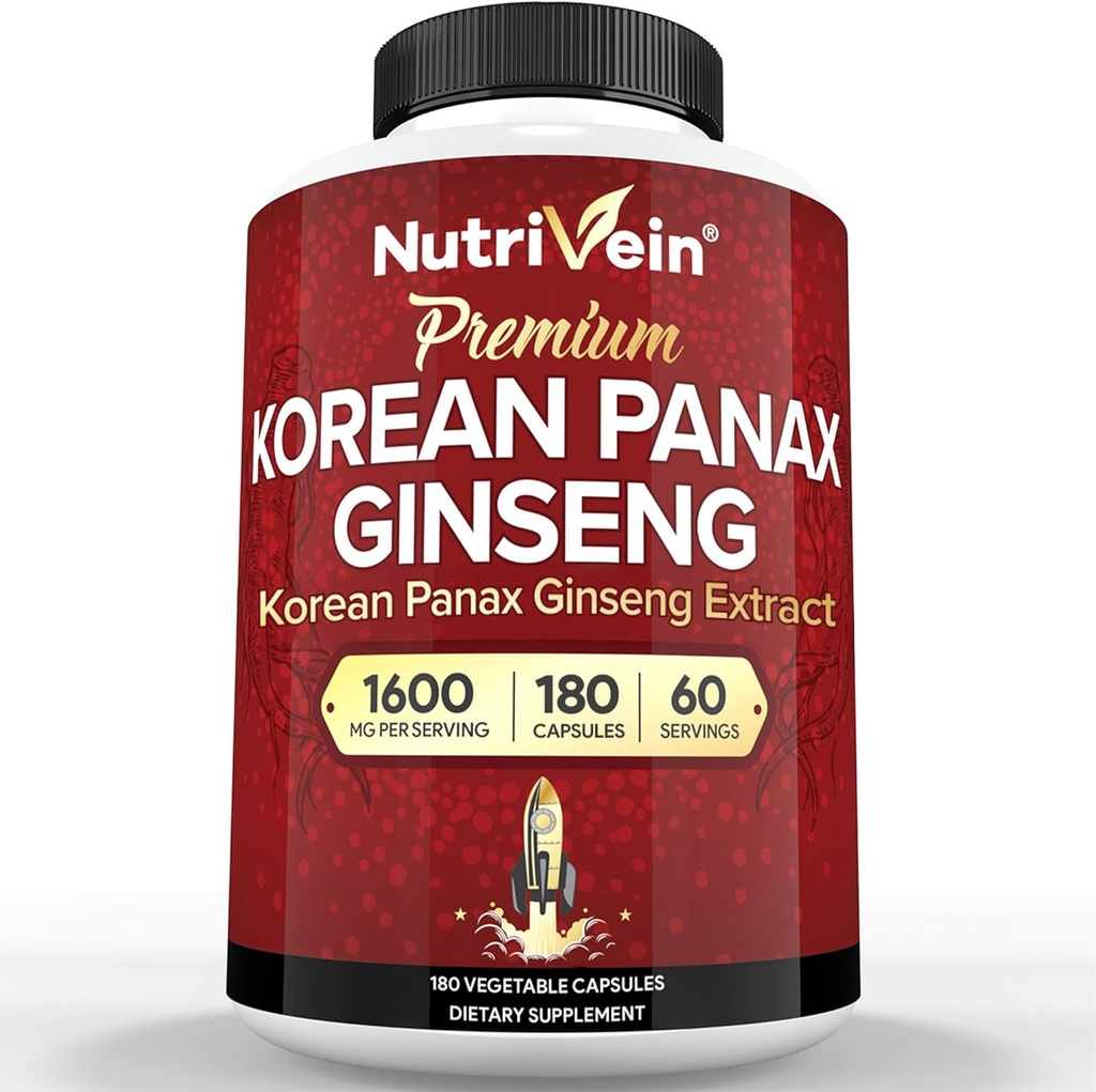 Nutrivein Korean Red Panax Ginseng 1600mg  год.