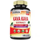 Kava Kava Supplement Extract Capsules, 4 Months Supply with Ginkgo, Ashwagandha, Valerian- Relaxation Supports Supplement- 120 Vegan Capsules