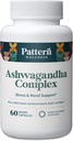 Muster Wellness Ashwagandha Complex für Männer & Frauen - KSM-66 & Schwarz Pfeffer Extrakt - Ganze Körper & Herz Gesundheit - Unterstützt Stress & Stimmung - Non-GMO - 60 Vegan Kapseln