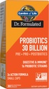 생명 박사의 정원은 Probiotics 30 억 CFU Pre + Pro + Postbiotics for Men and Women Digestive and Immune Support, Potato, Acacia, Postbiotic Metabolites, 30 미니 채식 캡슐