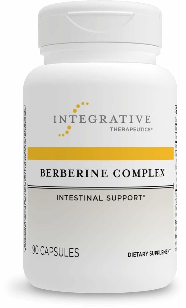 Integrative Therapeutics Berberine Complex - Daily Digestive Health Support* - Proactive & Convenient Supplement for Gut Health* - Vegan, Gluten-Free & Dairy-Free - 90 Capsules (45 Servings)