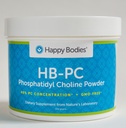 HB-PC Phosphatidyl Choline-40%, 300 g, GMO-FREE Powder (HBPC) Happy Bodies