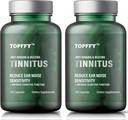 Tinnitus Relief для кільцевих ефірів, 1200MG Tinnitus Relief добавка, для загоєння втрат і в'ялення & Tinnitus Relief,240 Softgels(2pack)