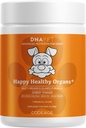 Happy Abouts and Grands Supplement for dogs, Raws-fed-Fed Fourf Heart Child Recene Spellen Bancreas Bob Marrow, Bovine Thourmos Multitus, Canine Biology, 3 Oz.