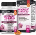 Menopause kosttilskudd for kvinner - 40 milliarder CFU Menopause Probiotika for kvinner - Støtte for Hot Flashs Natt Sweats Mood Swings and Balance - Ikke-GMO, 30 Easy-Swallow Capsules, 30 Services