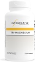Integrativ terapi Tri- Magnesium - Understøtter cellulær energi & energi Metabolisme * - Magnesium supplement til hjerte & nerve sundhed støtte * - Dairy- Free & Gluten- Free - 90 kapsler (90 Servere)