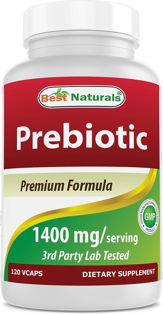 I migliori naturali prebiotici fibra XOS (Xylo Oligosaccharide) 1400mg Servire 120 capsule di veg