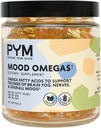 Omega-3 täiendus PYM-i poolt meeleolu ja emotsionaalse toetuse jaoks (60 Count) | Omega-3 rasvhapped, DHA, EPA ja E-vitamiin | Mitte-GMO, Gluteenivaba, lisatud suhkruta