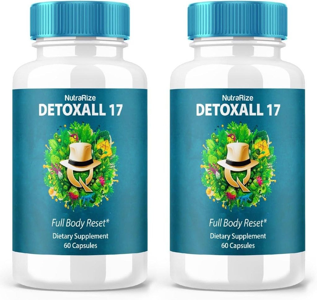 (2 팩) DetoxAll 17, DetoxAll 17 전체 바디 리셋, DetoxAll17 다이어트 보충 전체 건강 및 웰빙, 최대 힘 모든 자연 알약 밀어 에너지, Detox 모든 17 리뷰 (120 캡슐)