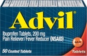 Advil Pain Reliever și Reductor de febră, Ibuprofen 200 mg pentru ameliorarea durerii - 50 comprimate filmate