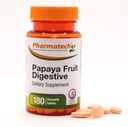 Papaya Fruit Digestive, Digestion, Tasty Flavor, Enzyme Supplement, Bloating və Constipation, Gas Relief, 180 Chewable Tablets