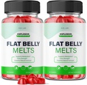 rize labs - Flat Belly Melts Keto ACV Gummies Advanced laihtuminen Apple Siideri Viinietikka, lisäravinteet vähentää vatsa rasvaa (120 Gummies)