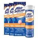 Alka-Seltzer Energy Boost: Caffeine & Guarana, B Vitamins, Supports Mental Alertness and Physical Energy, Daily Energy Supplement, Fizzy Tablets, Sugar-Free, Light Tropical Punch Flavor, 30ct
