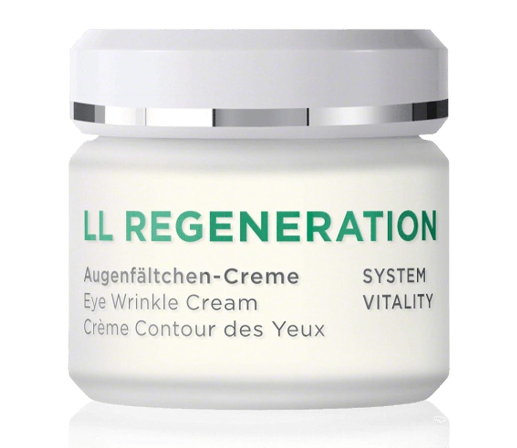 ANNEMARIE BÖRLIND - LL REGENERATION Eye Wrinkle Cream - Natural Vitamin C + E Anti Aging Eye Cream med LL BIOCOMPLEX för Smoothed, Brighter och Plump Skin med ny elasticitet - 1.1 Oz