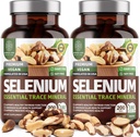 2-pack N1N Premium Pure Selenium [Max Absorptie, 200MCG] ter ondersteuning van Immuniteit, Hart en Prostaat Gezondheid, 360 Veg Caps