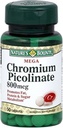 Натуральний Bounty Mega Chromium Picolinate 800 мкг таблетки 50 ea (Pack of 2)