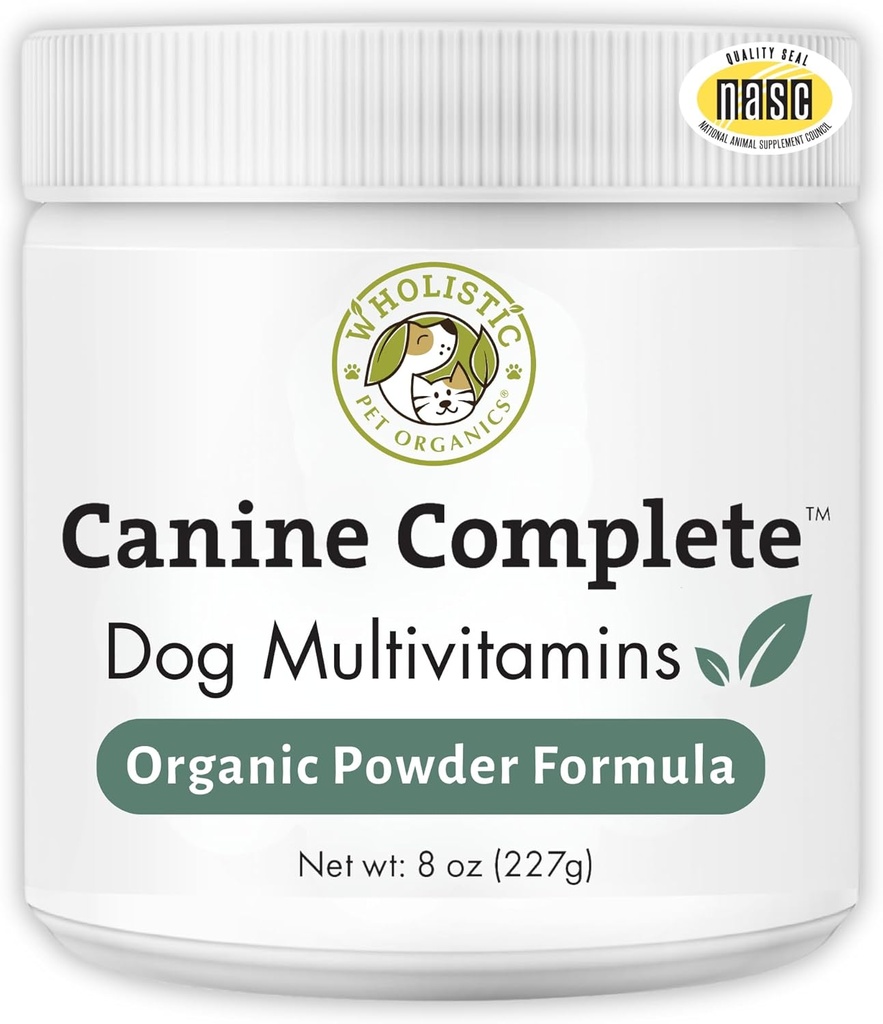 Manine Complete - Dog Multivitamin Powder - 8 Oz - Daily Dog Vitamins and supplements for Homemade Food - Immune System, Skin, Coat & Overall Health - Small and Large Breed