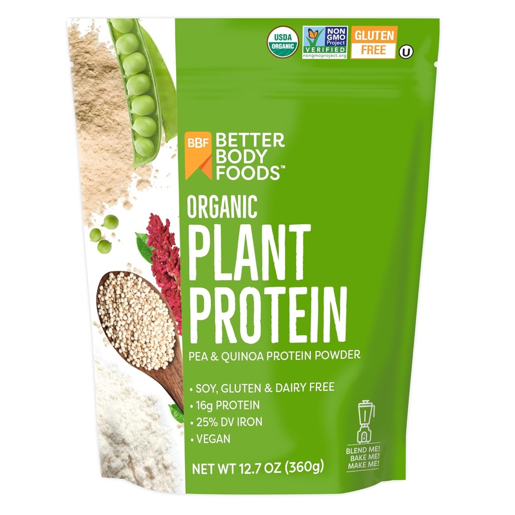 Més aviat, els aliments Ordiny Based Protet Protey Powder, 16g de Protening 24% DV, Vegan, Baixa Carbs, Guten Free, Dary Free, Sense Sugar afegit, Soy Free, No-GMO, 12.7 Ouences