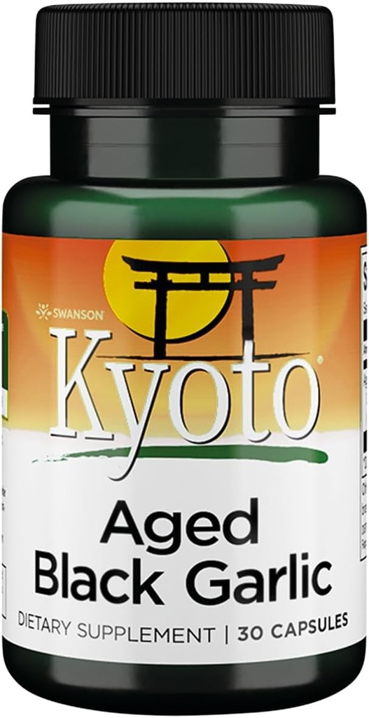 Swanson Aged Black Cesnak 650 Milligrams 30 kapsuly