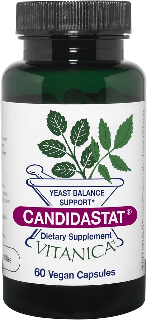 Vitanica Candidastat, Balanced Support, Vegan, 60 kapsúl