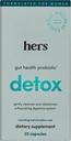 Hers Detox Supplement - Frauen Probiotische Ergänzung zum Entgiften - Hilft die Unterstützung eines gesunden Verdauungssystems - Vegetarisch - 30 Kapseln