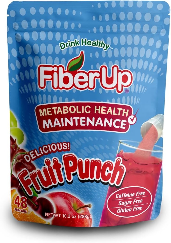 Heerlijk, Prebiotic Soluble Fiber Supplement, Fruit Punch, 48 Servers.