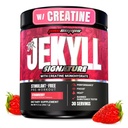 ProSupps Dr. Jekyll Signature Pre Workout Powder with Creatine - Stim-Free Preworkout Supports Focus & Endurance - Caffeine-Free Gym & Fitness Supplements (Strawberry, 30 Servings)