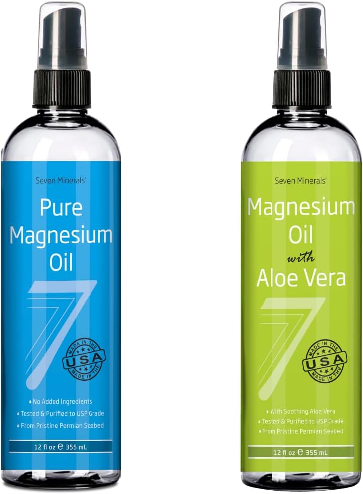 7 Minerais Aceite de magnesio puro con Aloe Vera