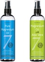 Syv mineraler Pure Magnesium Oil & Pure Magnesium Oil med Aloe Vera