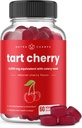 NutraChamps Tart Cherry Gummies - 3000mg Tart Cherry Extract mit Celery Seed - Uric Acid Cleanse Supplement - Antioxidant, Joint Comfort, Flexibilität, Immune Health, Sleep - 60 Vegan Gummies