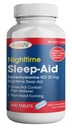 HealthPharma Nighttime Sleep-Aid, Diphenhydramine HCL Caplets, 25 mg (Blue), 600 Count