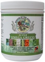 Super Omega Greens Complete Superfood Supplement with Greens, Vegetables, Flax, Fiber, Antioxidants, Enzymes, Probiotics, Vitamin C and Omega 3-7.9oz Powder