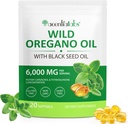 Oil of Oregano Softgels 6000mg Per Serving - Oil of Oregano with Black Seed Oil - Potent Carvacrol & Thymoquinone | Immune Support, Digestive Health & Antioxidant | Non-GMO, Gluten-Free, Dairy-Free