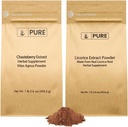 PURE ORIGINAL INGREDIENTS Chasteberry Extract and Licorice Extract Bundle, 1 lb Each, Non-GMO, Gluten Free Supplemen