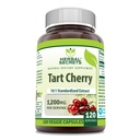 Herbal Secrets Tart Cherry 10:1 Standardized Extract Supplement | 1200 Mg Per Serving | 120 Veggie Capsules | Non-GMO | Gluten Free | Made in USA (1 Pack | 120)