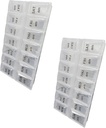 Twice a Day Pill 주최자, Weekly Day and Night Pill Container, Day and Night Medication or Vitamin for Morning or Night AM PM Separation (2)