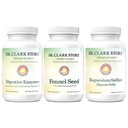 Dr Clark Store Flat Tummy & Debloating Kit – Natural Digestive Support for Bloating Relief, Flat Stomach & Improved Gut Health