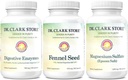 Dr Clark Store Flat Tummy & Debloating Kit - Natural Digestive Support for Bloating Relief, Flat Stomach & Ulepszony Gut Health