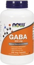 NOW Foods - GABA with Vitamin B6 500 mg. - 200 Vegetarian Capsules