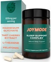 JOYMODE Sleep Aid Supplement for Adults (60 ct) with L Theanine, Melatonin & 125mg Magnesium Glycinate, 500mg Tart Cherry Extract from CherryPURE for Sleep Support