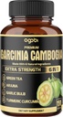 Premium Garcinia Cambogia קפסולות עם תה ירוק, Arjuna, Garlic, Turmeric, Black Pepper - בריאות הגוף ו- Immune תמיכה תוספת - 1 Pack 150 Caps במשך 5 חודשים