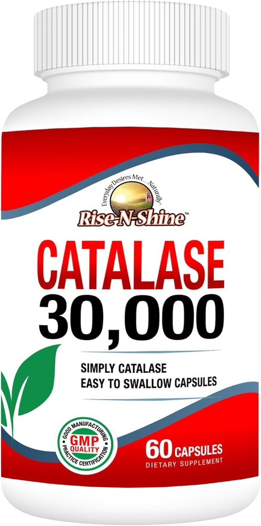 High-N-Shine Catalase Supplement 30,000 – Antooxident Encyme สําหรับทรงผมเสริมสุขภาพ - ทรงผมแข็งแรง - 60 แคปซูล (30 วัน)