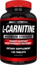Super Strength L-Carnitine 1000mg Servings Plus Calcium for Boosted Metabolism and improved Muscle Gain - Arazo Nutrition