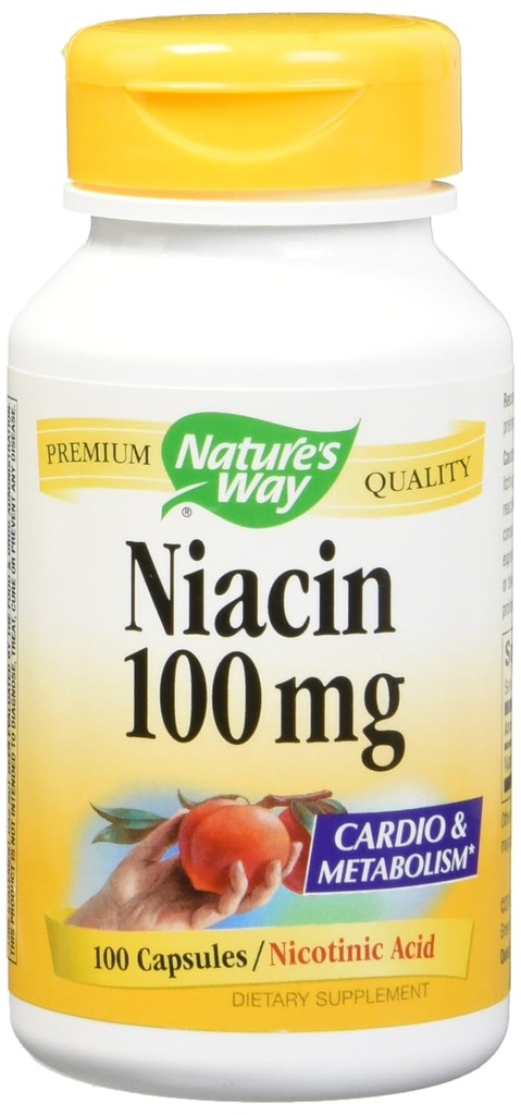 Niacin 100mg 100 capsule (pacchetto di 2)