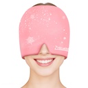 ZNÖCUETÖD Migraine Headache Relief Cap Hat Full Head ice Pack Wrap Cooling Gel Ice Beanie Cold Cap Hot/Cold Compress Therapy for Sinus, Stress, Tension, Head Pain Relief, Gift for Women