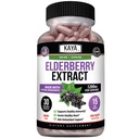 Kaya Naturals Elderberry Immune Support - Elderberry Extract, Rich Antioxidant Premium Vitamins, 1200mg Immune System Booster Sambucus Capsules - 30 Count