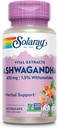 SOLARAY Vital Extracts Ashwagandha 470mg - Мощен Адаптоген - Ashwagandha Добавки w/ 7mg Witonolides, Wellness Support, Vegan, Non-GMO, Lab Verified, 60-Day гаранция, 60 Servings, 60 VegCaps