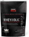 GNC AMP Wheilbolic Clindical Testn Protein Powder, 40g Whey Protein, BCAA, Leucine, Augmenta la força dels Mucles, l'edifici Muscle, el 3r Partit Tested, Guten Free, el clàssic Vanilla, 10 vivs