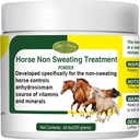 Horse Non Sweating Treatment, Promoting Healthy Temperature Regulation for stop Sweat, AC, Old, Mare, Gelding, Anhidrosis, One Hot Summer Day Use