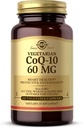 Solgar Vegetarian CoQ-10 60 mg - 180 köögiviljakapslid - kaitsev antioksüdant - GMO-vaba, vegan, gluteenivaba, piimavaba, kosher - 180 serveerimist